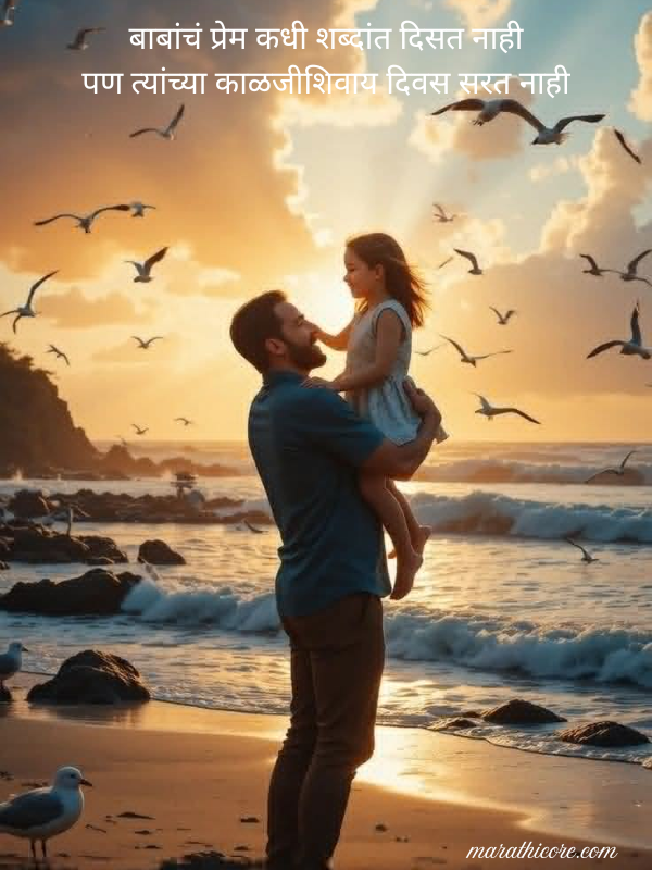 Papa Love Shayari Marathi