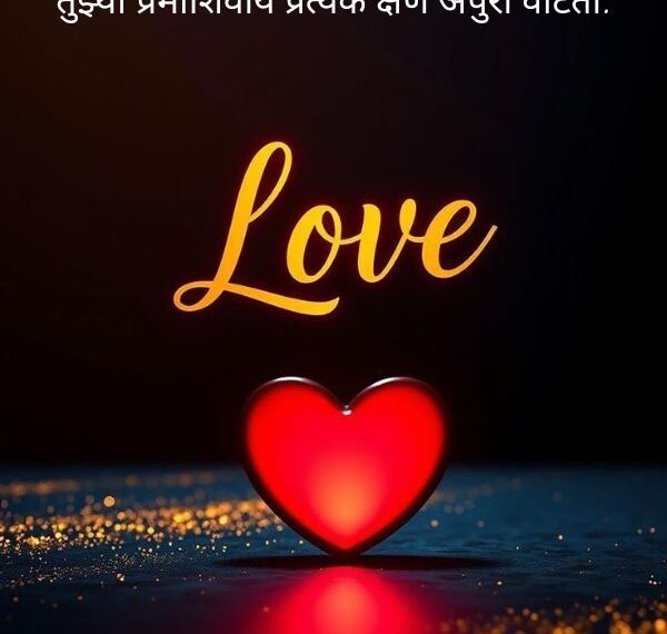 Heart Touching Love SMS Marathi